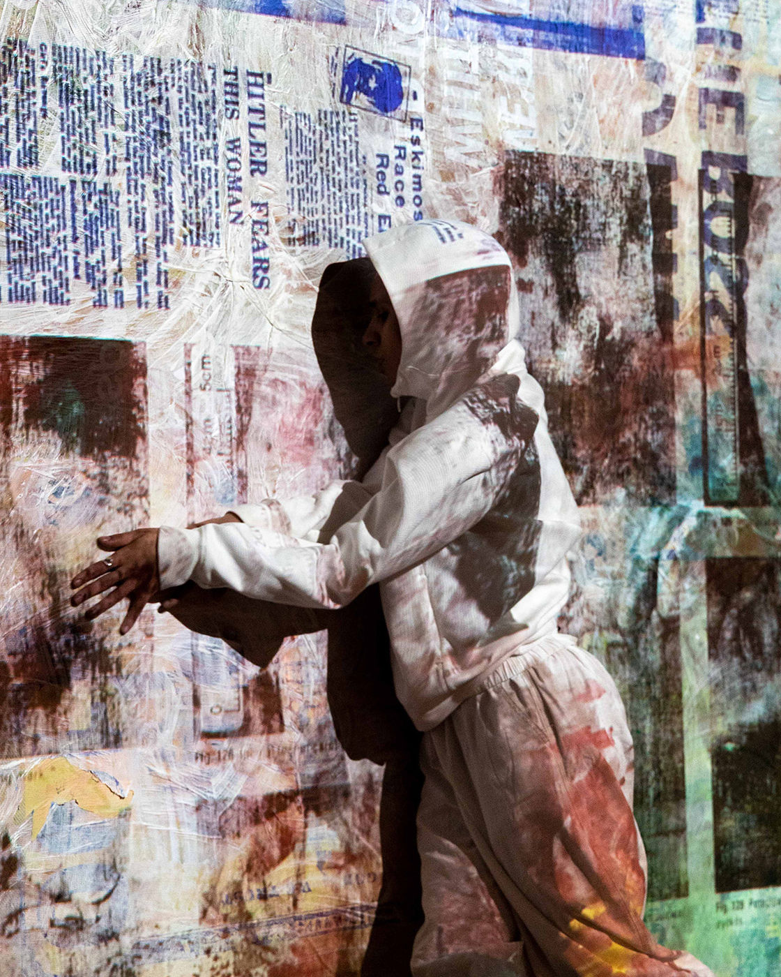 On 12 September 2023, El-Sayegh will activate the installation with a collaborative performance work, Akathisia, co-performed with dancer Yuma Sylla....