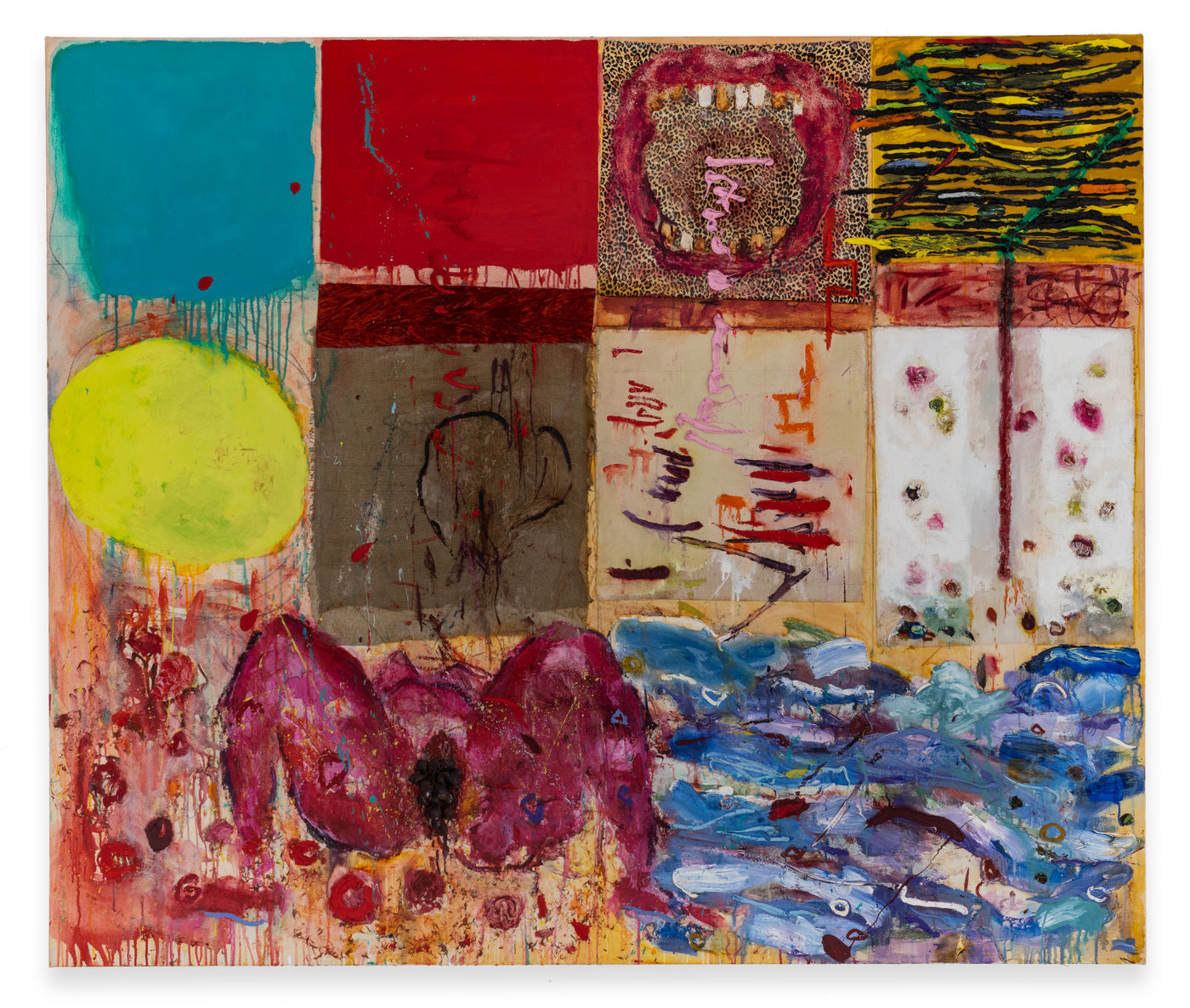 A set of personal motifs emerges and recurs throughout the works in the exhibition, driven by a cyclical rhythm of...