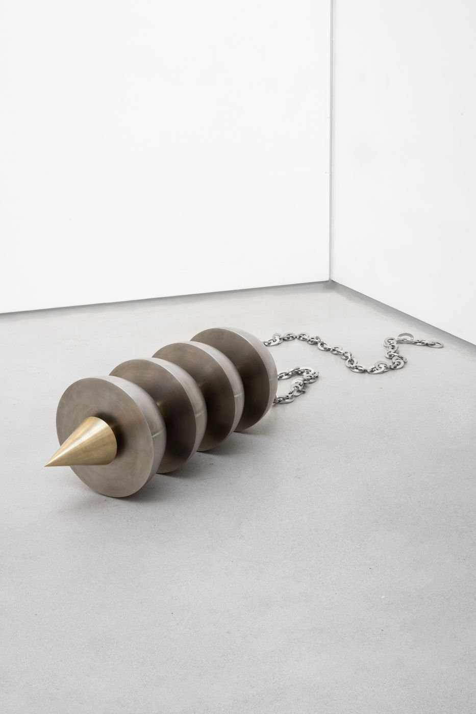 The Pendule sculpture from 2001/2002 demonstrates the humour with which Fleury employs her strategies of appropriation. The original functions of...