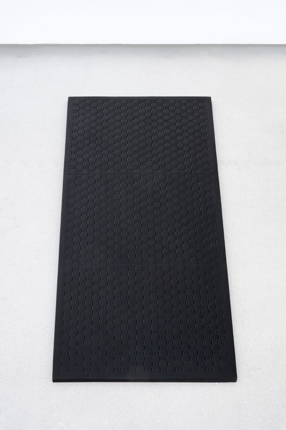 A row of Fleury&rsquo;s Tapis Yoga Gucci (2001&ndash;02) crystallises the artist&rsquo;s playful yet provocative practice. In this work, Fleury appropriates...