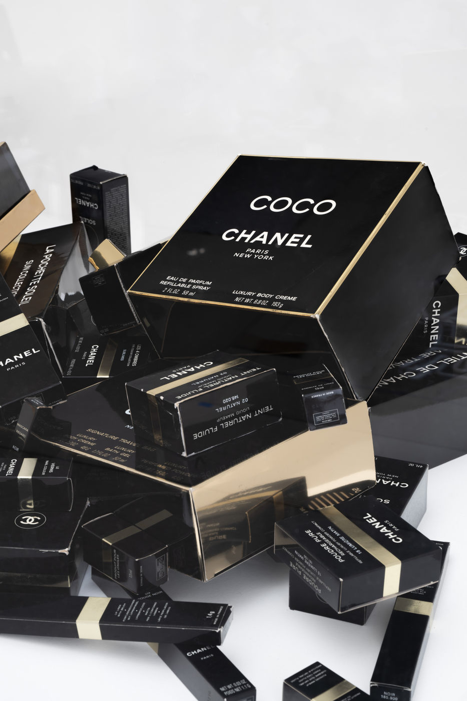 The earliest work on view, Coco (1991), propels the Duchampian tradition of the readymade into the twenty-first century consumerist cult...