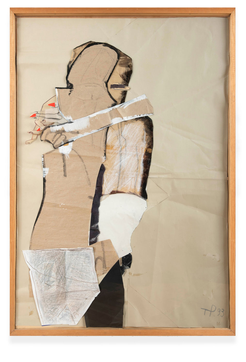 Untitled, 1993 Collage on paper 100 x 69.5 cm (39.37 x 27.36 in)