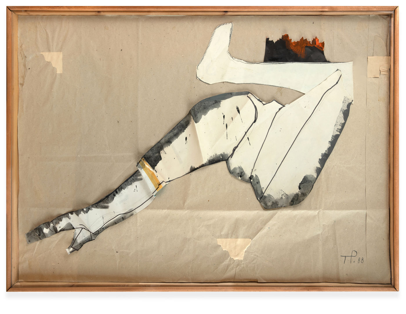 Untitled, 1988 Collage on paper 70 x 100 cm (27.55 x 39.37 in)