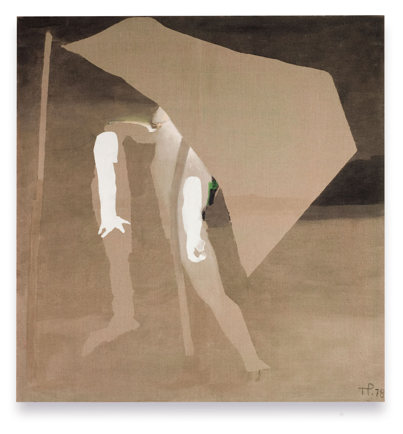 Plaża w deszczu, z cyklu Figury magiczne (Beach in the rain, from the series: Magic Figures), 1978 Acrylic on canvas...