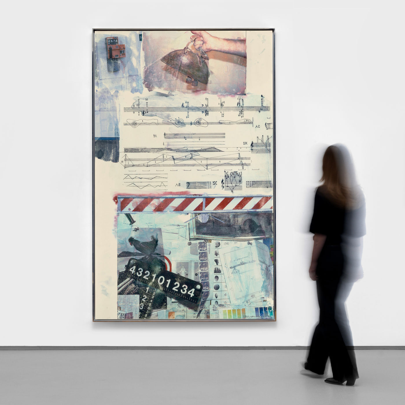 Robert Rauschenberg Duet [Anagram (A Pun)], 1998 Inkjet pigment transfer on polylaminate 256.4 x 154.9 cm (97 x 61 in)
