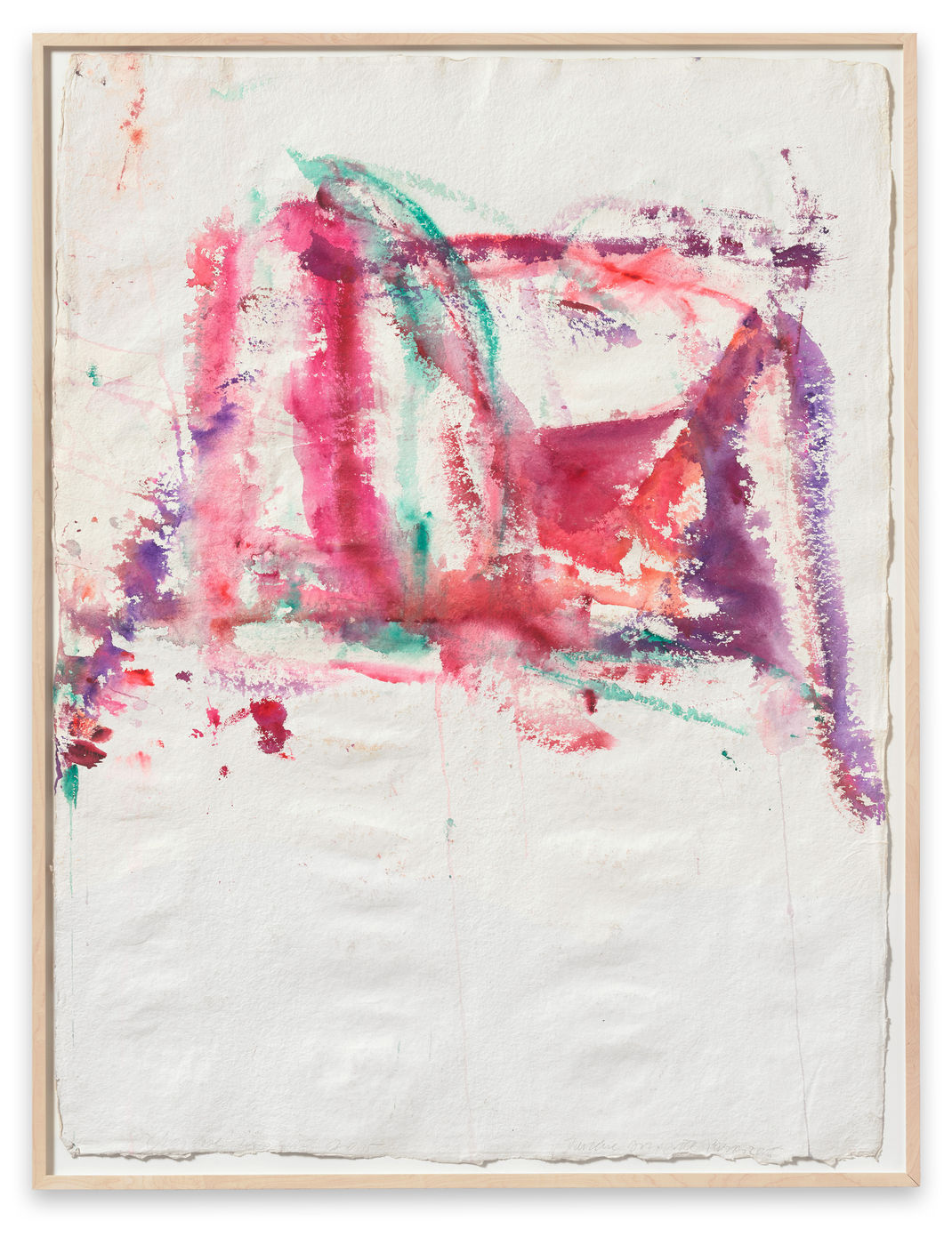 Martha Jungwirth Untitled, 2025 Watercolour on paper 137.5 x 104 cm (54.13 x 40.94 in)