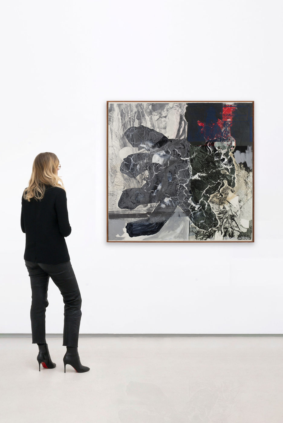 Robert Rauschenberg Bog Song (Salvage), 1984 Silkscreen ink and acrylic on canvas 130.2 x 133.5 cm (51.25 x 52.56 in)