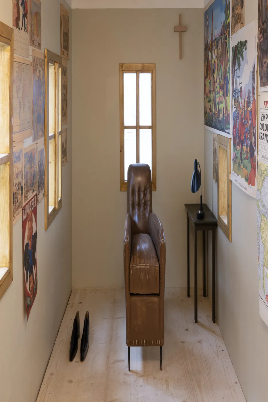 Erwin Wurm School, 2024 Mixed media 375 &times; 785 &times; 147 cm (147.64 &times; 309.06 &times; 57.87 in) &lsquo;School is...