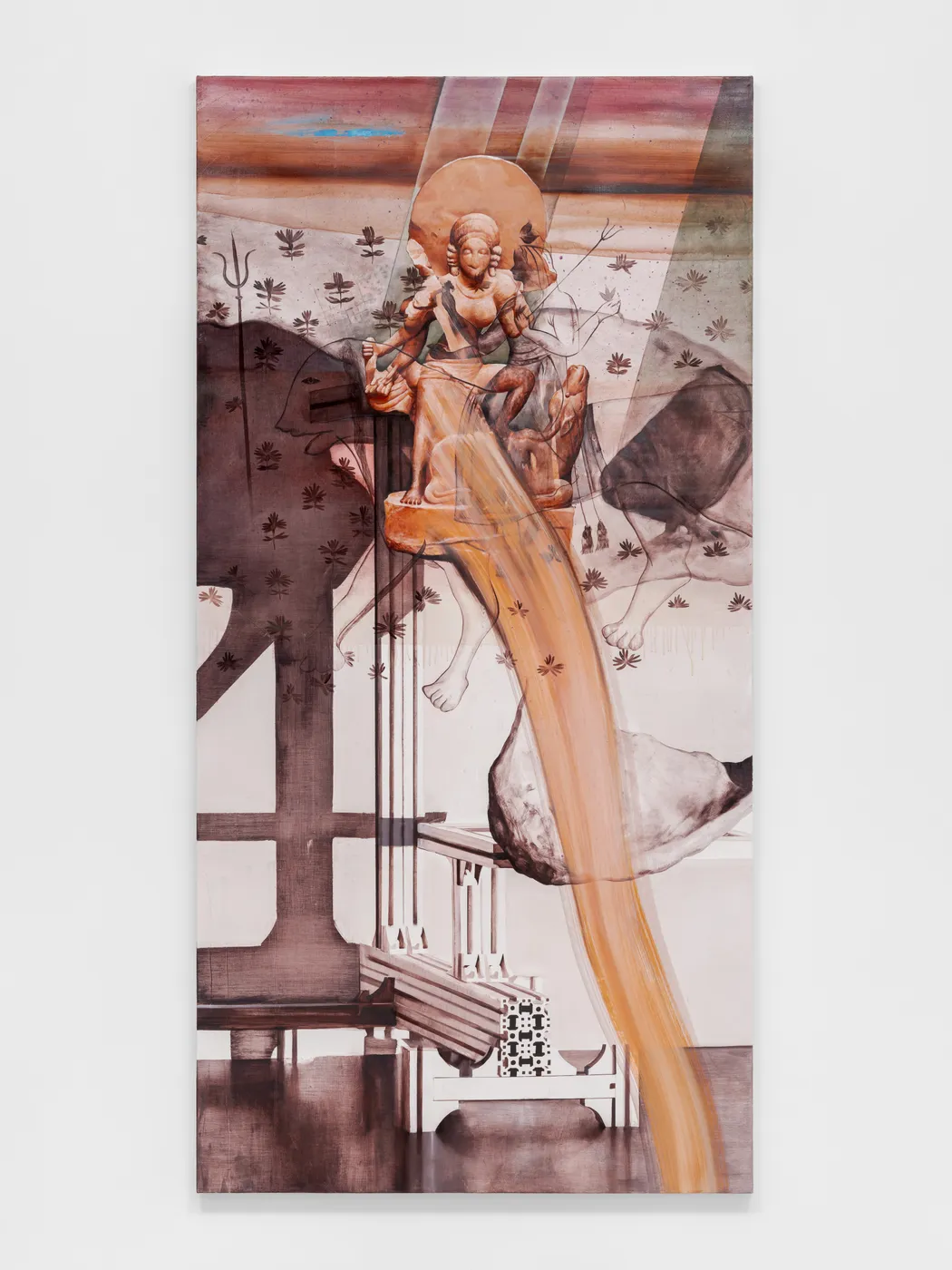 Kei Imazu She Who Treads, 2026 Oil on canvas 194 &times; 97 cm (76.38 &times; 38.19 in) In She Who...