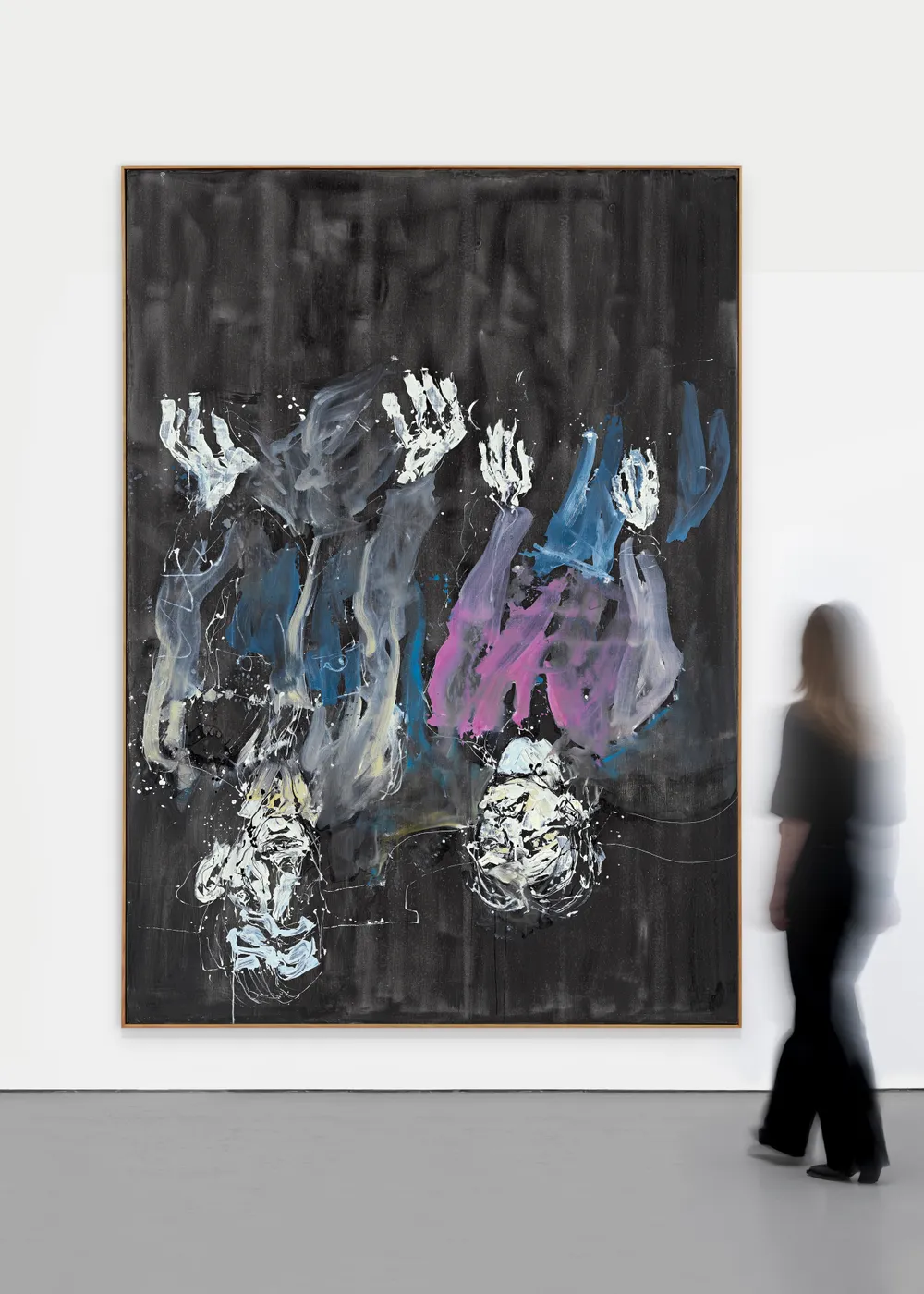 Georg Baselitz Das Gegenteil von Rot, Orange, Gelb (The Opposite of Red, Orange, Yellow), 2012 Oil on canvas 290 x...