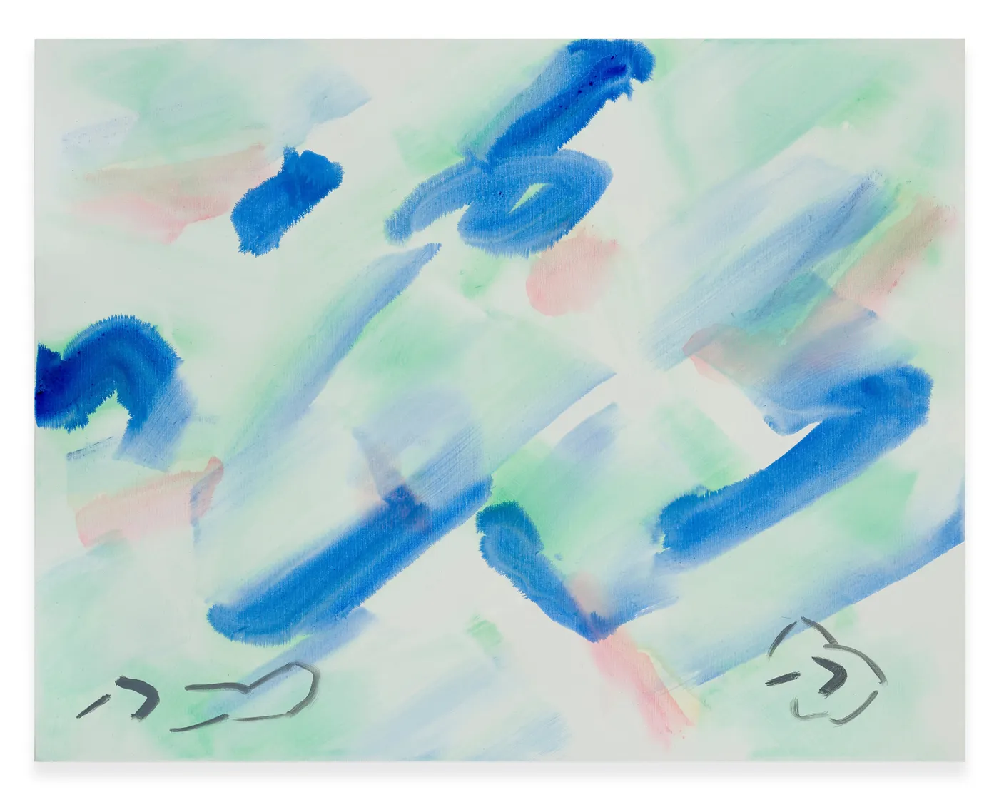 Lee Kang So The Wind Blows &ndash; 26032, 2026 Acrylic on canvas 91 x 117 cm (35.83 x 46.06 in)