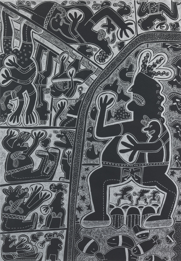 Gladys Nilsson, Untitled (Water Walker), 1969