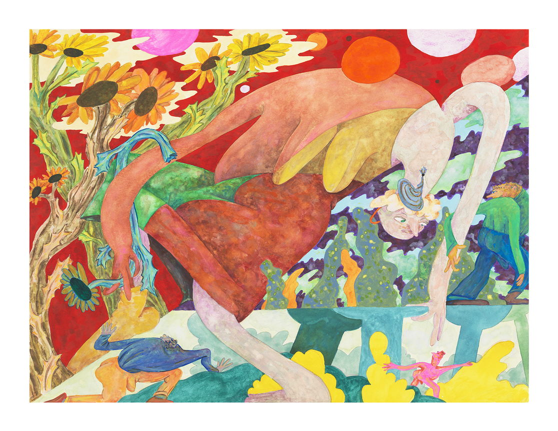 Gladys Nilsson, Errent Field, 2022