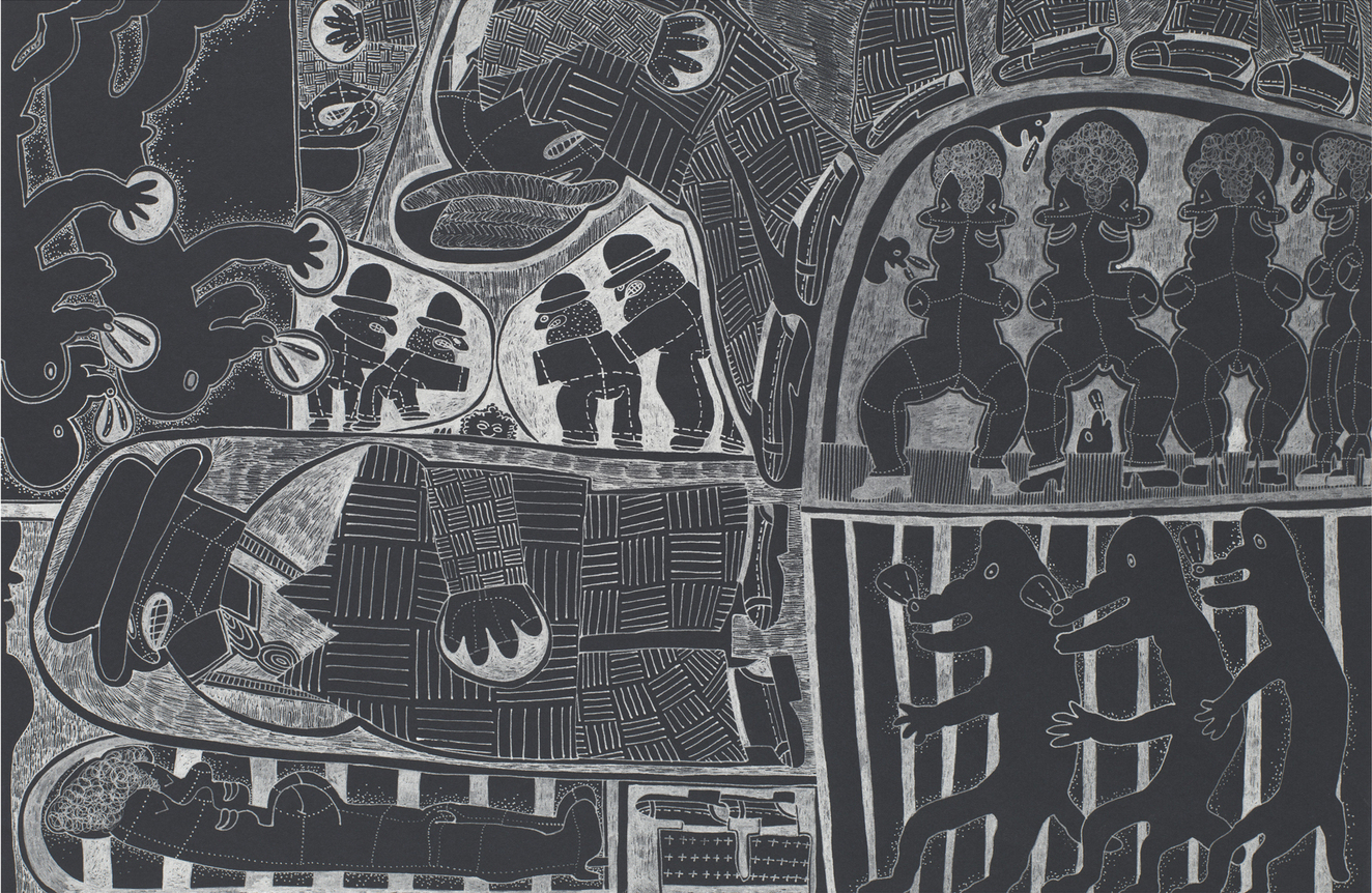 Gladys Nilsson, Untitled (Standing), 1969