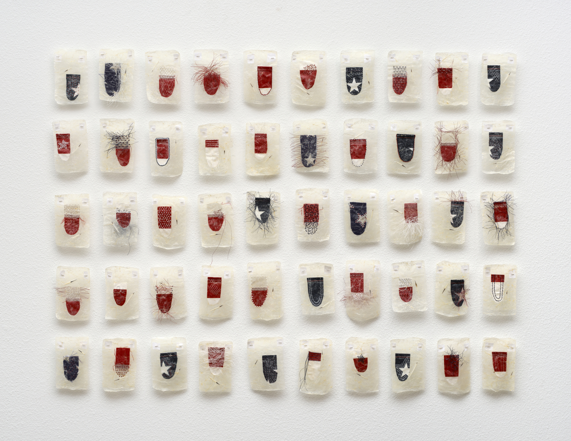 Sonya Kelliher-Combs Buried Small Red, White and Blue Secrets, 2022