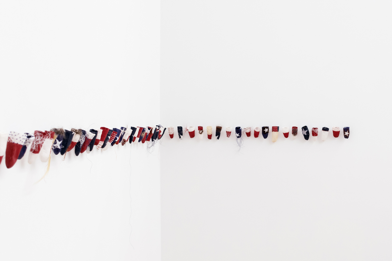 Sonya Kelliher-Combs Small Red, White and Blue Secrets, 2022