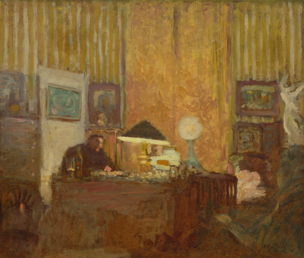 Thad&eacute;e Natanson at his Desk, circa 1899