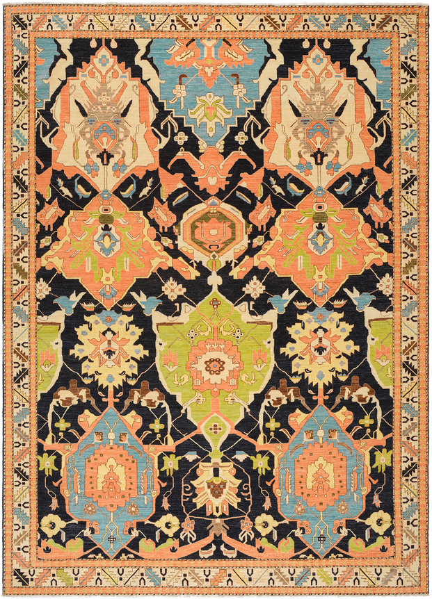 petag tabriz rug with large medallions