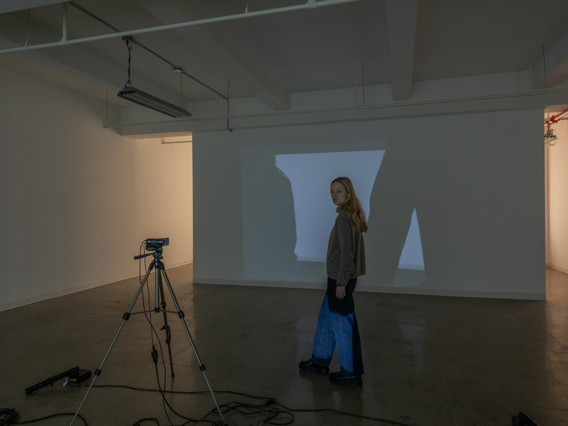 Installation view,&nbsp;Keith Sonnier, Live Video, 1970, 24 WEST 40