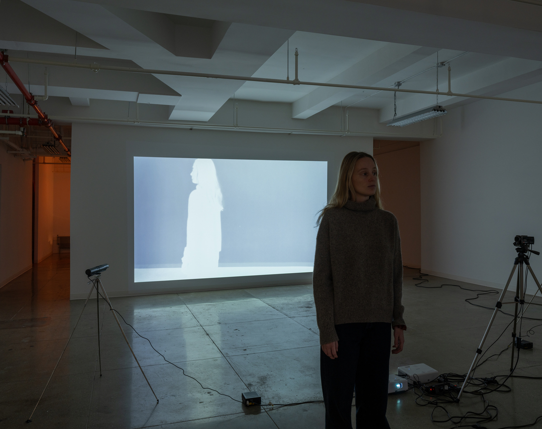 Installation view,&nbsp;Keith Sonnier, Live Video, 1970, 24 WEST 40