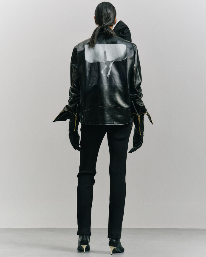 Calla Lily,&nbsp;1988, Leather Jacket