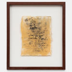 Mira Schor, Danger Drawing, 2001