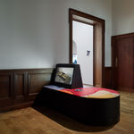 Neïl Beloufa, Talking about sleeping under the stars, with city lights and pollution blocking the view , 2021