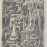 abstract drawing by Emil Bisttram