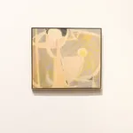 abstract oil painting by Michio Takayama