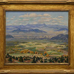 oil painting by Elmer Page Turner