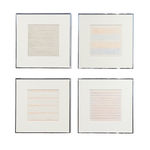 Agnes Martin grid drawing