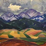 Elmer Page Turner, Pueblo Mother and Child