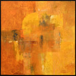 abstract oil painting by Michio Takayama