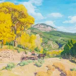 oil painting by e Martin Hennings