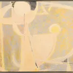 abstract oil painting by Michio Takayama