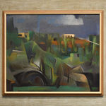 abstract oil painting by Earl Stroh