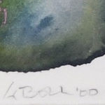 vapor drawing by Larry Bell