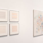 Agnes Martin grid drawing