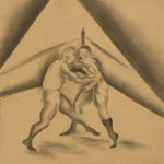 painting by Louis Ribak