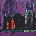 mid century painting by John De Puy