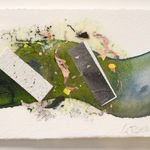 vapor drawing by Larry Bell