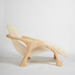 Saccomanno-Dayot, Yaka White Gold Lounge Chair, 2016