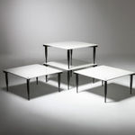 Vico Magistretti, Set of Four T8 Stackable Tables, 1950s
