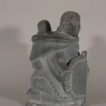 Sarah Nastapoka, Woman Stretching a Skin / Femme qui étire une peau, ca. 1965