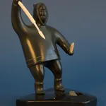 Lucy Novalinga, Hunter & Seal / chasseur et phoque, ca. 1960