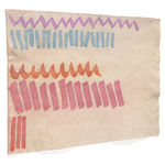 Giorgio Griffa, Viola e grigio, 1969