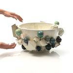 Kate Malone, A Honey and Blue Pumpkin, 2024