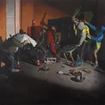 Clair-Obscur, modern, 17th century oil painting, hyperrealist