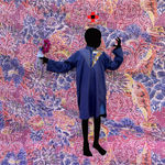 Saidou Dicko photograph. Burkinabè Artist. Contemporary African Art in Paris. AFIKARIS Gallery. Self-taught artist. Painted photography. Echoes to Peulh tradition. Figurative and poetic photography.