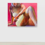 Joan Semmel, Pink Lean, 2019